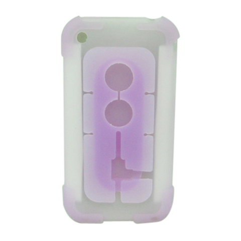silicone rose cas couvrir la peau de silicium pour apple iphone (ip034) Livraison gratuite par la po